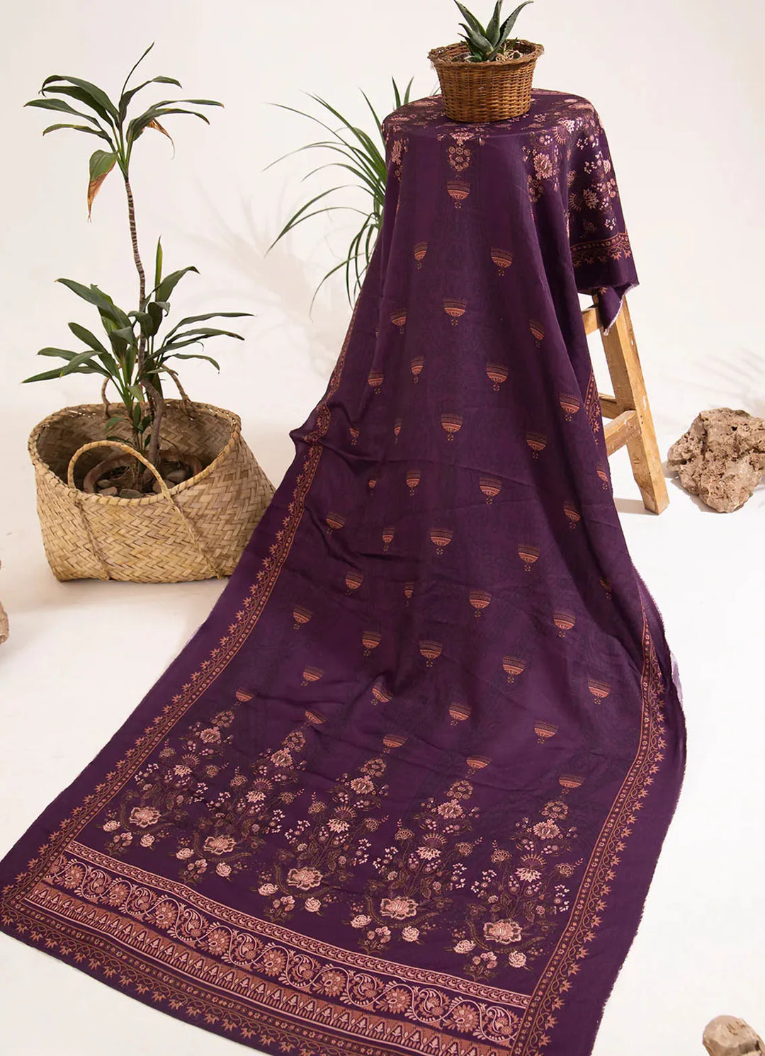 Pashmire Shawl PM24A Majestic - Shawl Collection