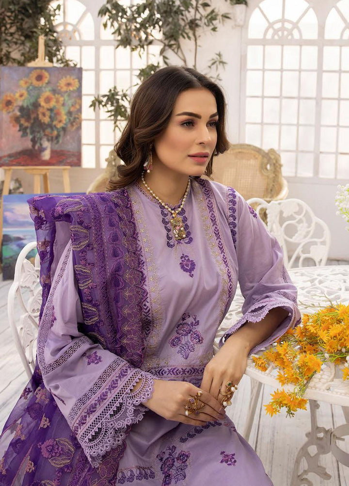 Pearl Executive By Riaz Arts Embroidered Lawn Suits Unstitched 3 Piece RA23PE D1 - Summer Collection