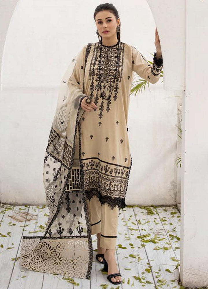 Pearl Executive By Riaz Arts Embroidered Lawn Suits Unstitched 3 Piece RA23PE D4 - Summer Collection