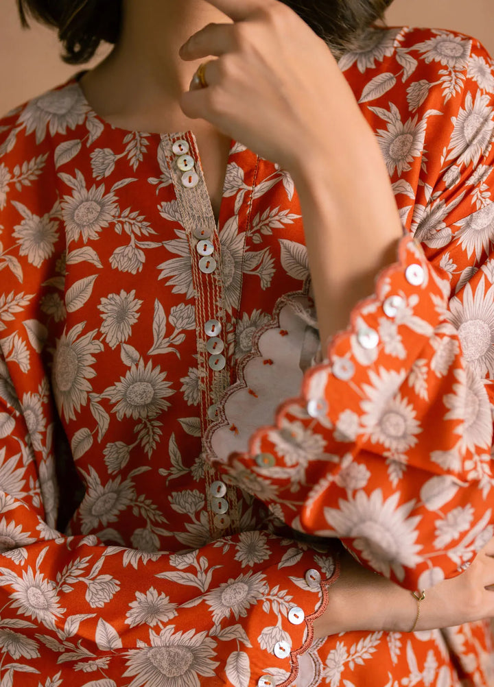 Ayla Studio Pret Printed Poly Viscose 2 Piece Suit PES240118 Fiesta