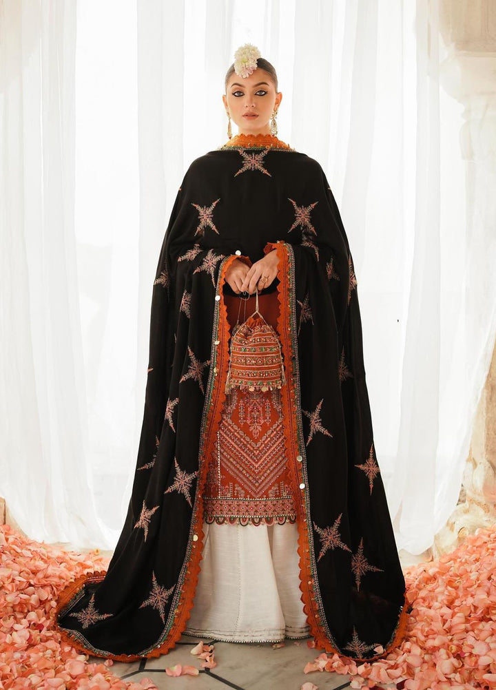 Phoolan Devi by Hussain Rehar Embroidered  Suits Unstitched 3 Piece HRR22PD Ladaan - Winter Collection