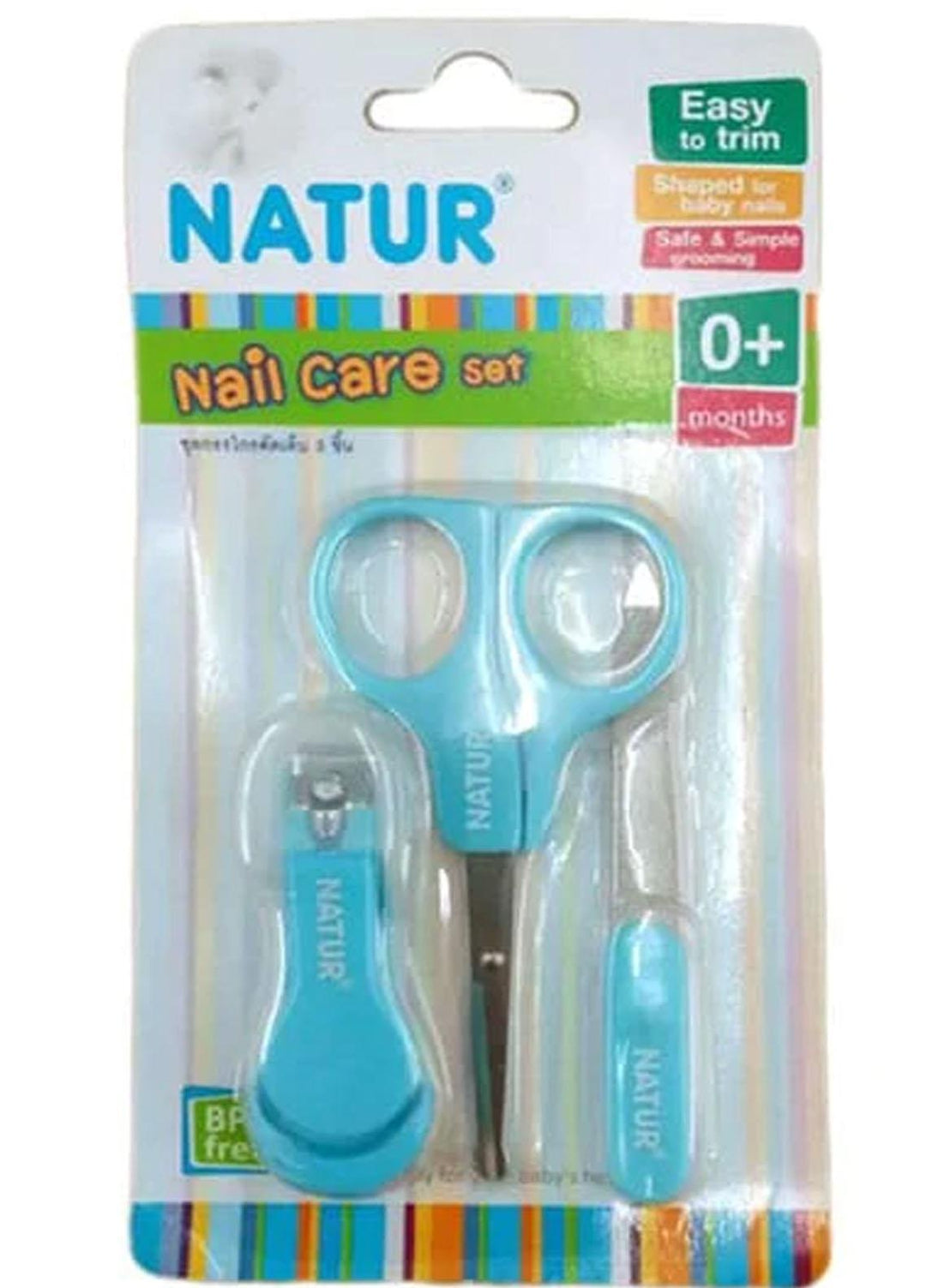 Plush Mink    Manicure Set Manicure Set For Baby - Natur Blue - Baby Product