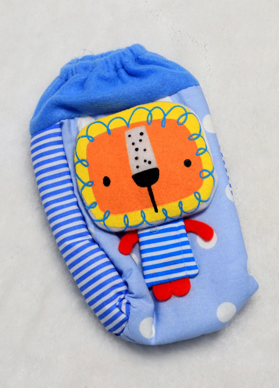 Plush Mink Feeder cover Baby Feeder cover- Blue - Baby Product
