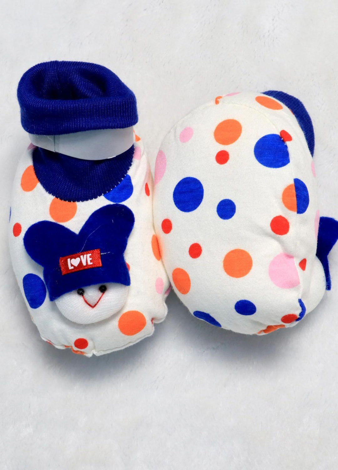 Plush Mink    Shoes Newborn Baby Shoes- Blue - Baby Product