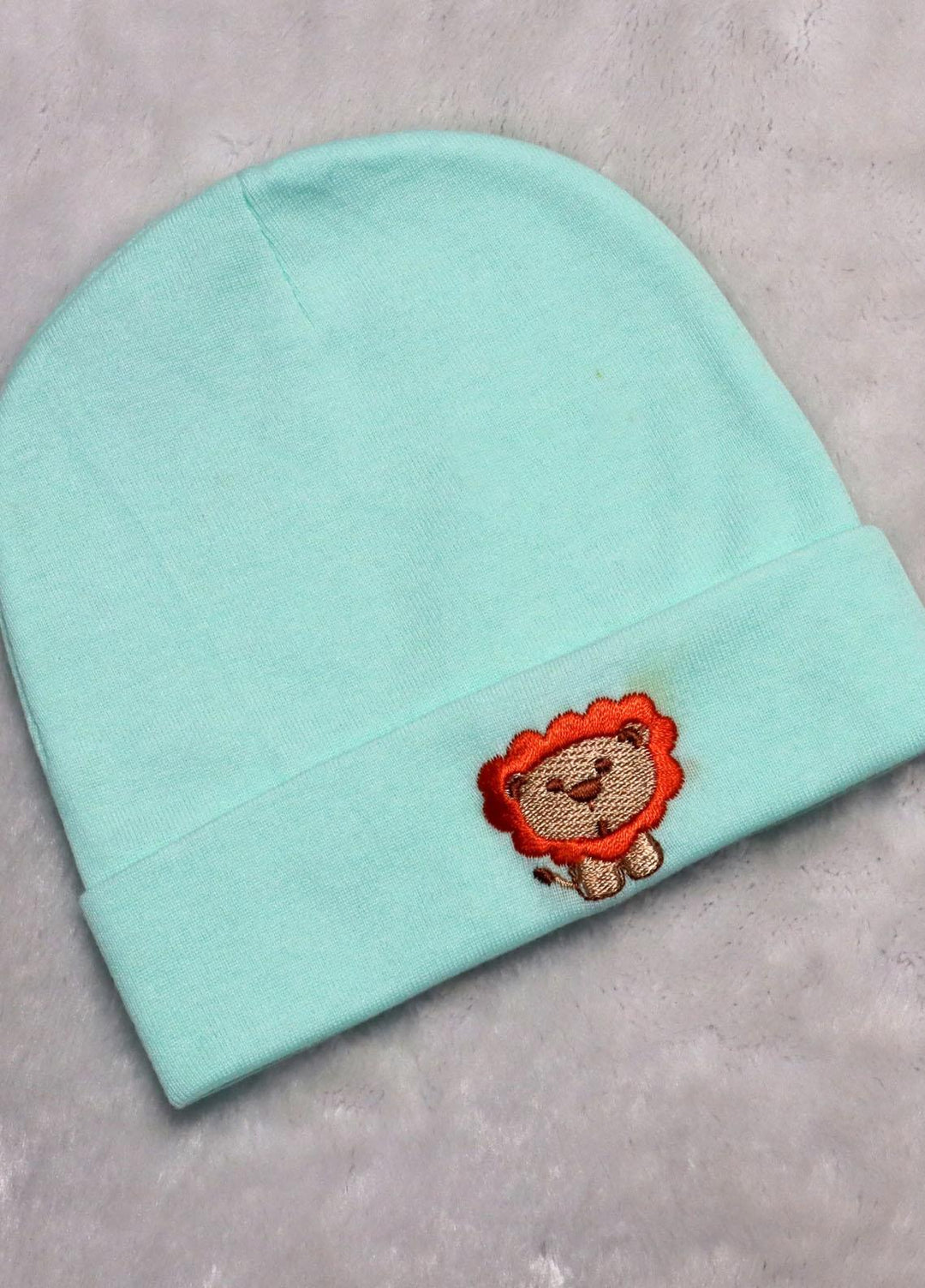 Plush Mink    Cap Infant Baby Cap- Mint - Baby Product