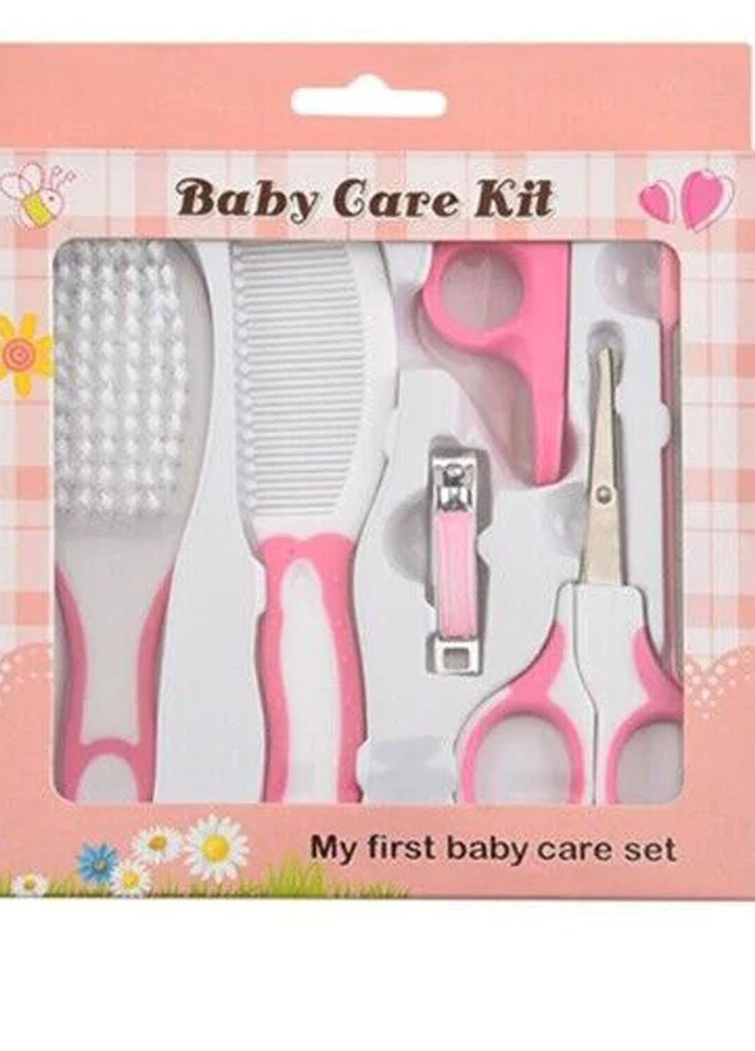 Plush Mink    Clipper Set 6 pcs Nail Clipper Set For Baby - Pink - Baby Product