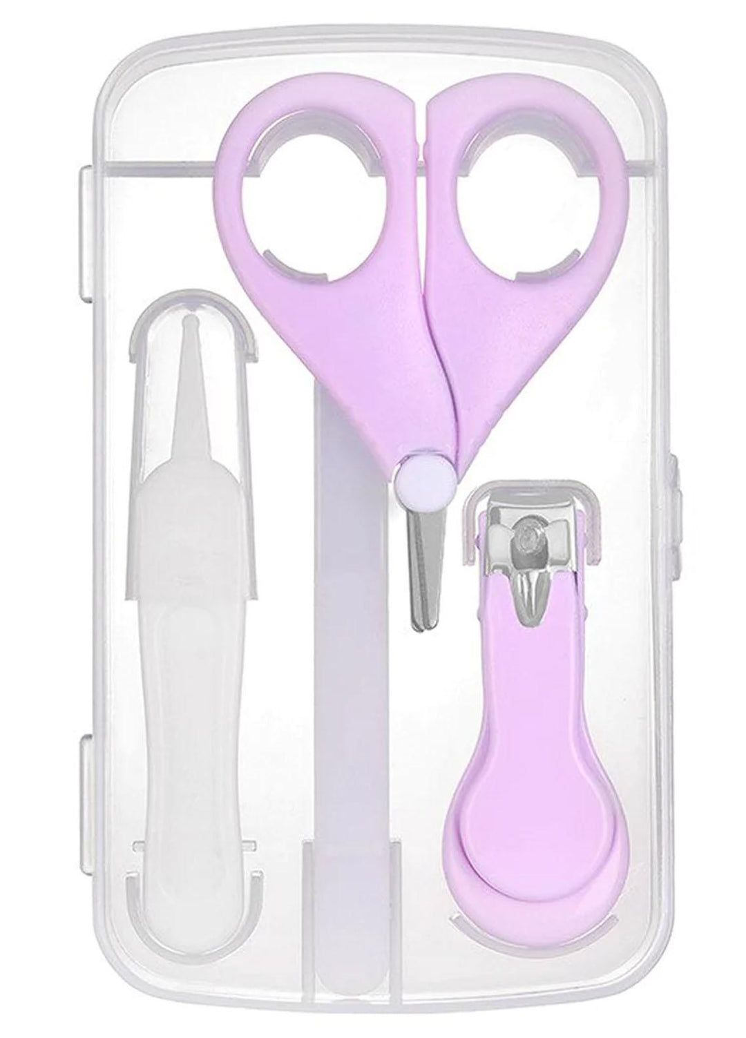 Plush Mink Clipper Set 4 in 1 Nail Clipper Set For Baby - Purple - Baby Product