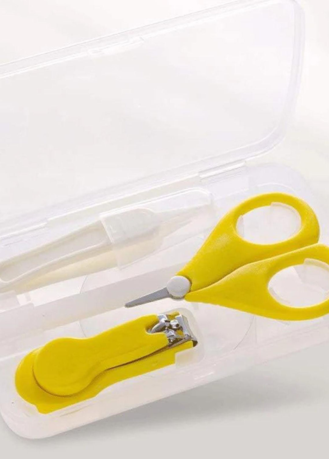 Plush Mink Clipper Set 4 in 1 Nail Clipper Set For Baby - Yellow - Baby Product