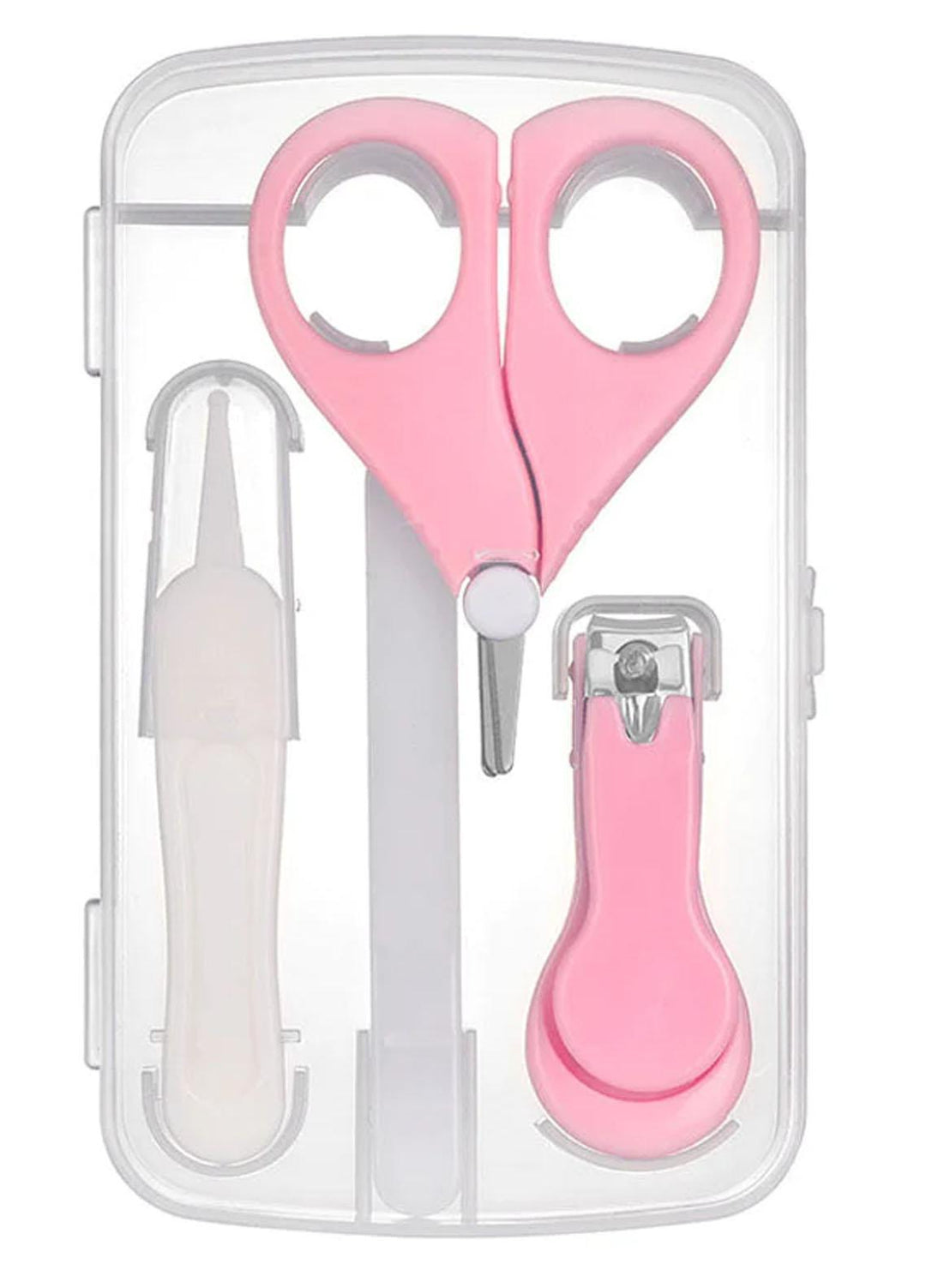 Plush Mink Clipper Set 4 in 1 Nail Clipper Set For Baby - Pink - Baby Product