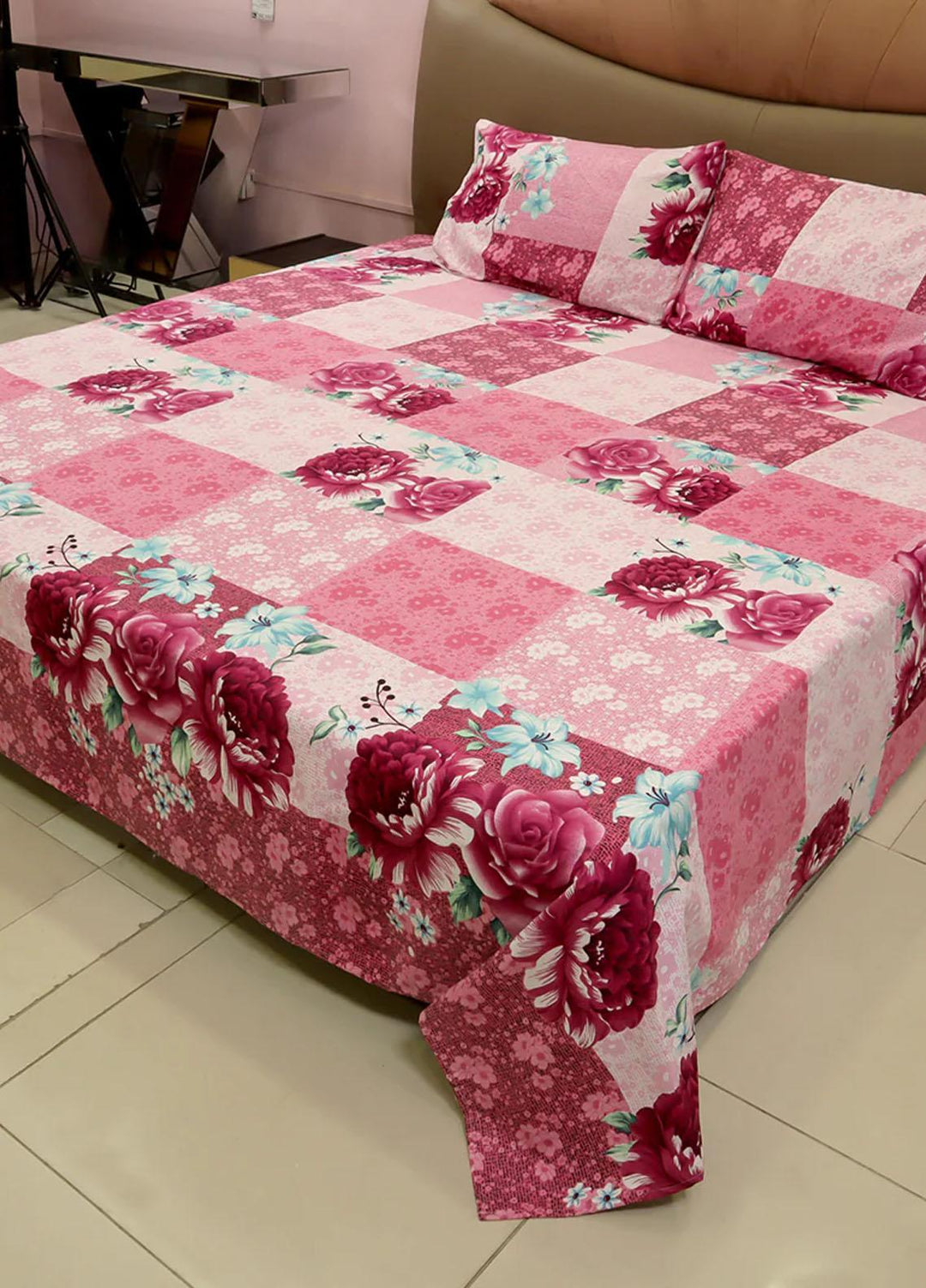 Plush Mink Bed Sheet Bed Sheet Fantasy King Size Bed - Peony - Plush Mink Blankets & Bed Sets