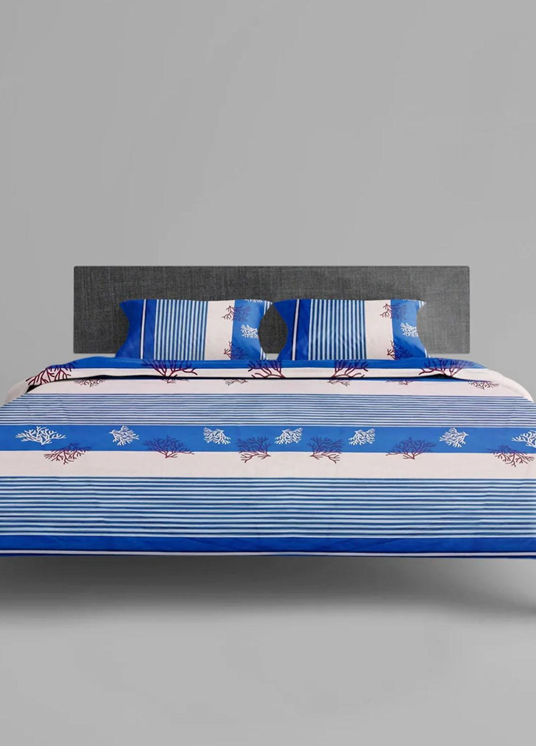 Plush Mink Fantasy Cotton Series King Bed Sheet - Sea Weed - Plush Mink Blankets & Bed Sets