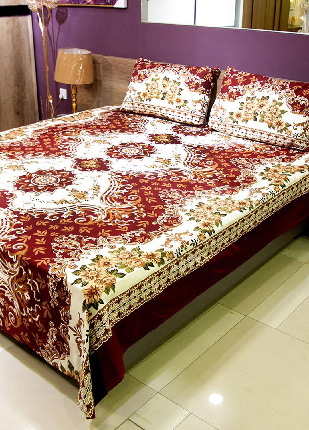 Plush Mink Bed Sheet Bed Sheet Fantasy King Bed - Hazel - Plush Mink Blankets & Bed Sets