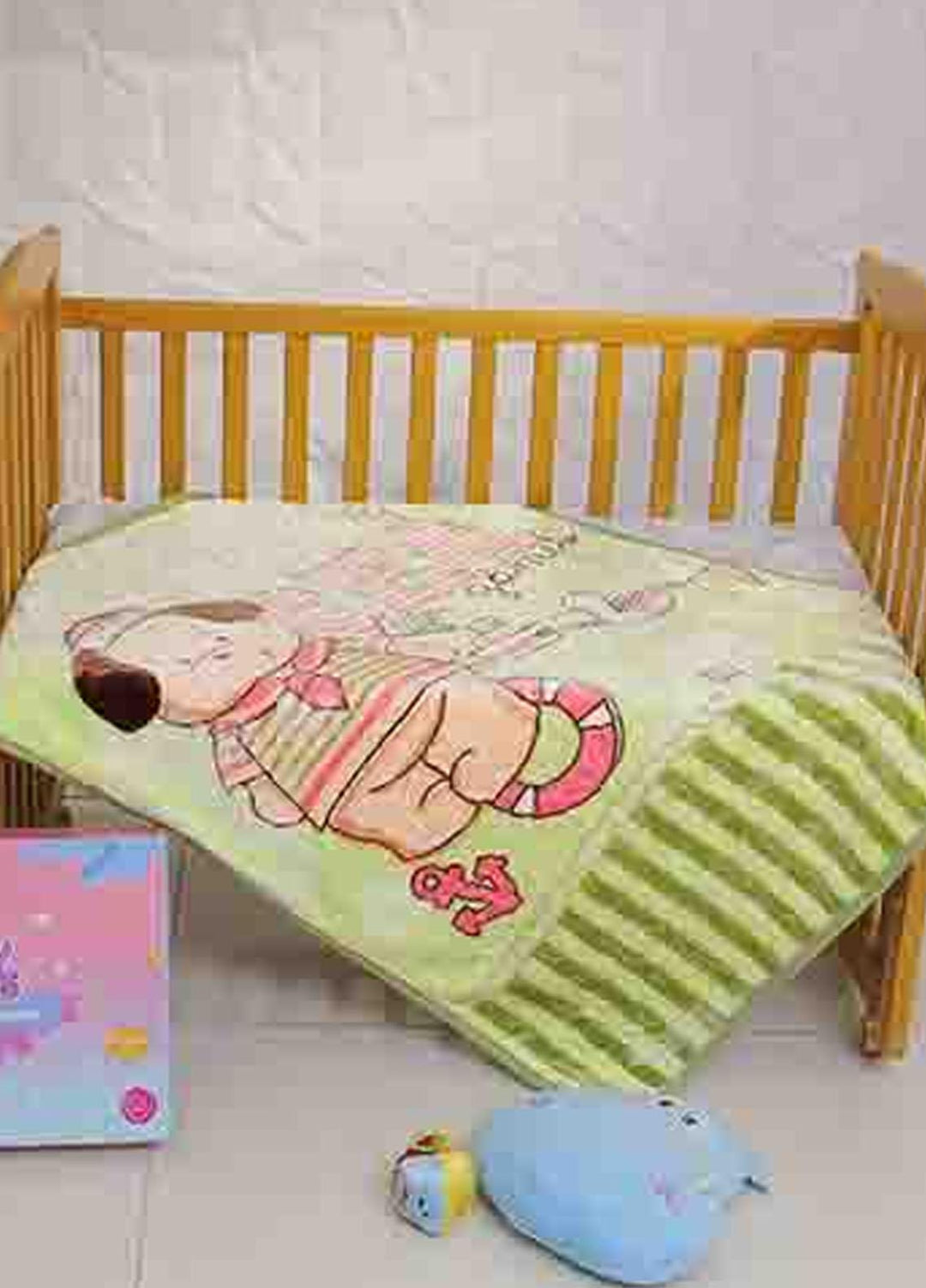 Plush Mink Blanket Plushmink Tiny Tots - Kids Blanket - Mint Color - Plush Mink Blankets & Bed Sets