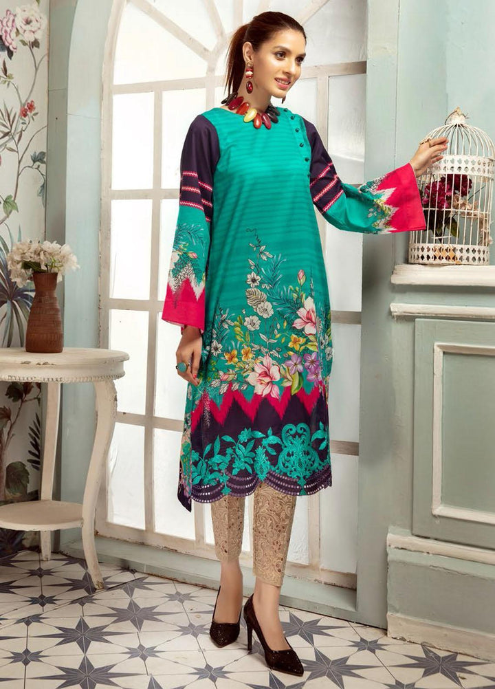 Plush By Riaz Arts Embroidered Lawn  Unstitched Kurties RA21P 26 - Premium Collection