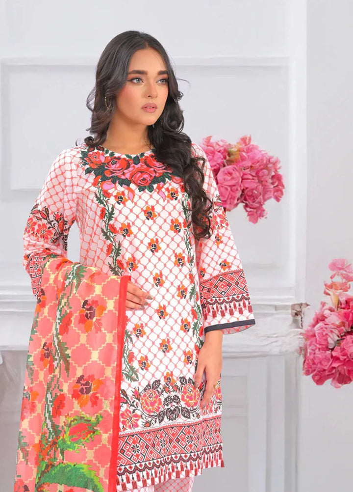 Popular Style Printed Lawn Suits Unstitched 3 Piece PS25UL NEC-146-24 - Summer Collection
