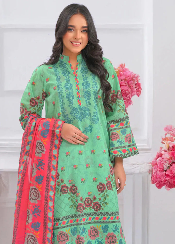 Popular Style Printed Lawn Suits Unstitched 3 Piece PS25UL NEC-150-24 - Summer Collection