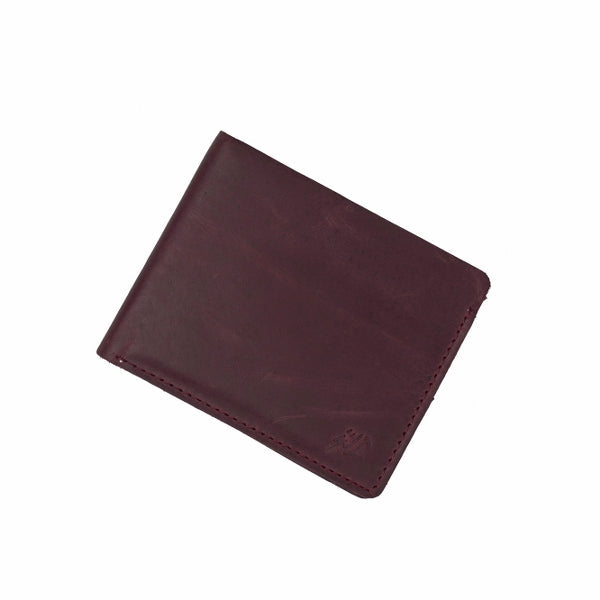 Vintage by Jild Mens Genuine Vintage Leather Wallet-CRIMSON RED S2 - Wallets Collection