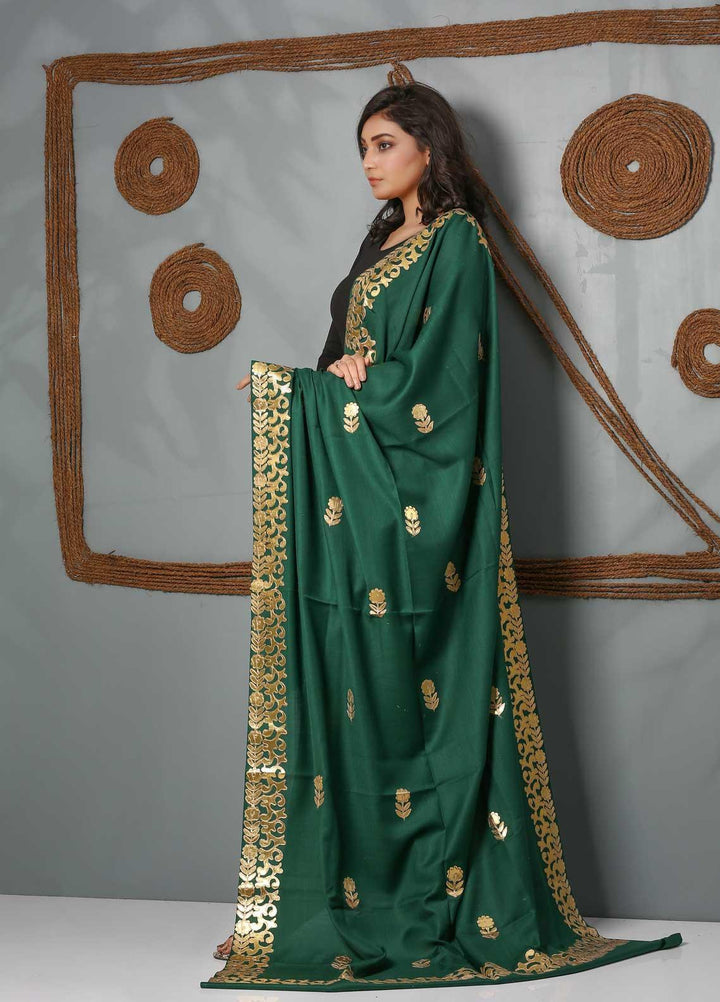 Sanaulla Exclusive Range Embroidered Pashmina  Shawl SU21PS 323967 - Pashmina Shawls