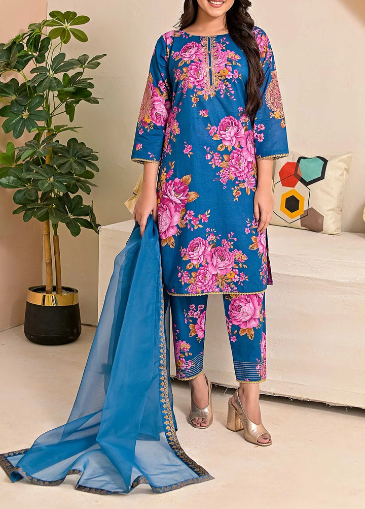 Pret Diaries Embroidered Cambric Cotton 3 Piece Suit 50133