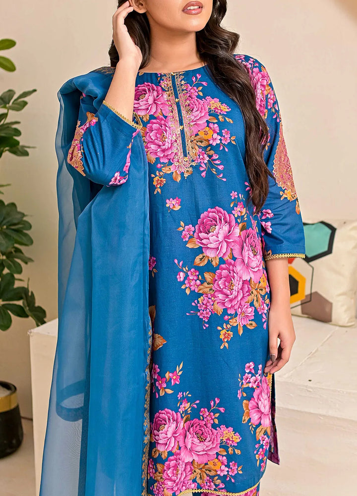 Pret Diaries Embroidered Cambric Cotton 3 Piece Suit 50133