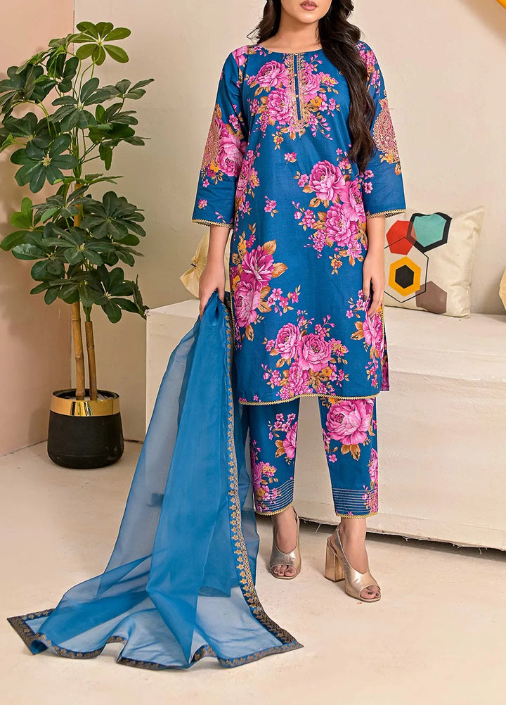 Pret Diaries Embroidered Cambric Cotton 3 Piece Suit 50133