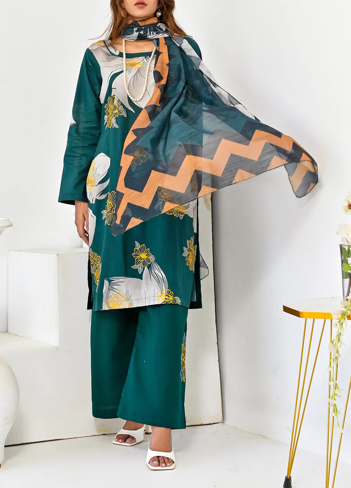 Pret Diaries Embroidered Cambric Cotton 3 Piece Suit 50135