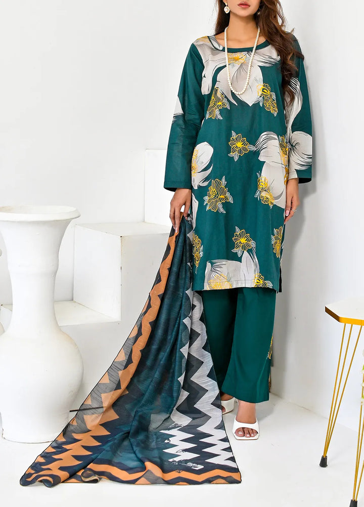 Pret Diaries Embroidered Cambric Cotton 3 Piece Suit 50135