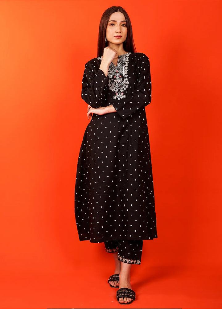 Pret Diaries Embroidered Self Twill 2 Piece Suit 54923