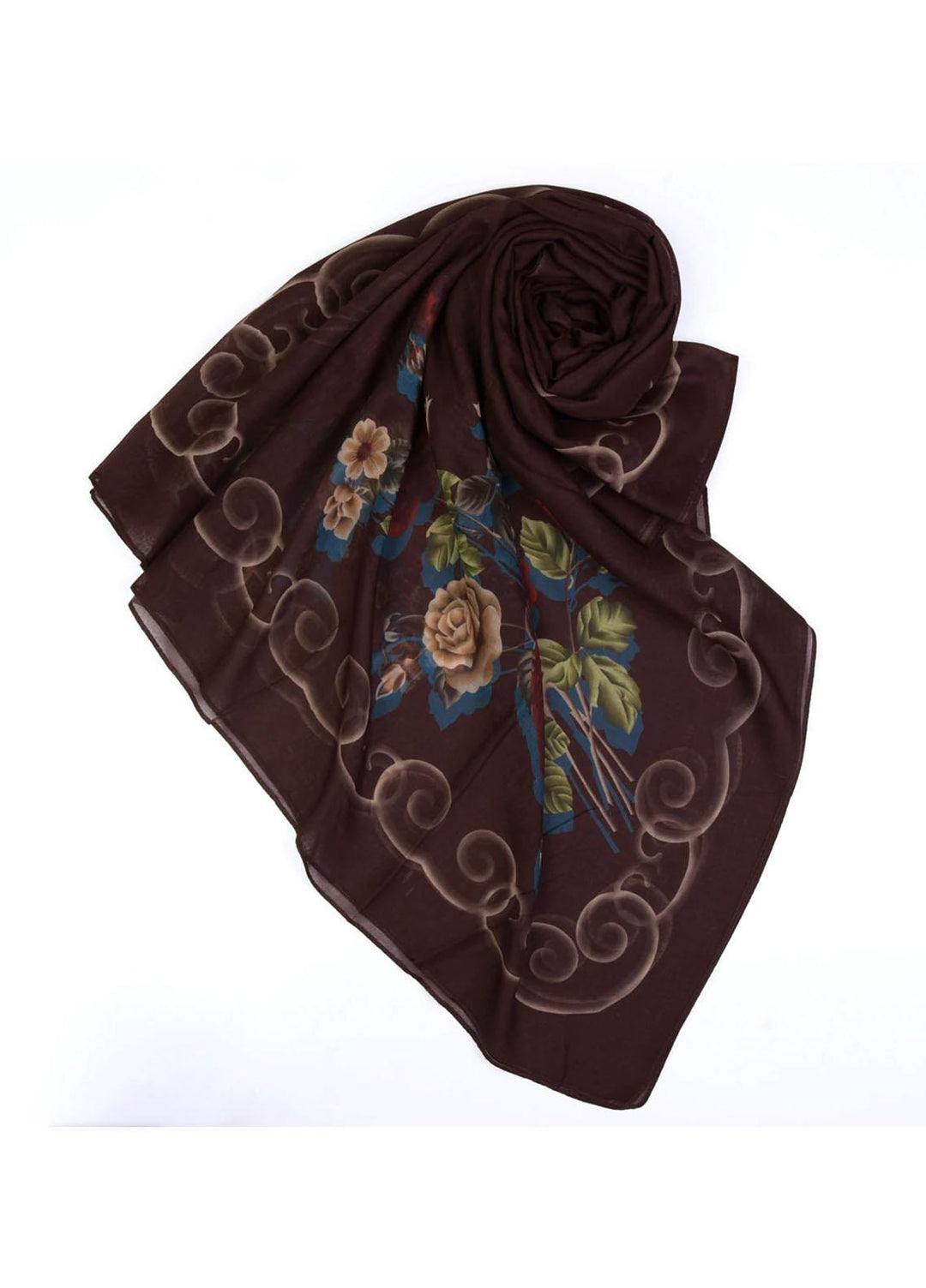 Abaya pk Printed Lawn Hijab ABA22PH BROWN LUMINOUS - Printed Hijabs