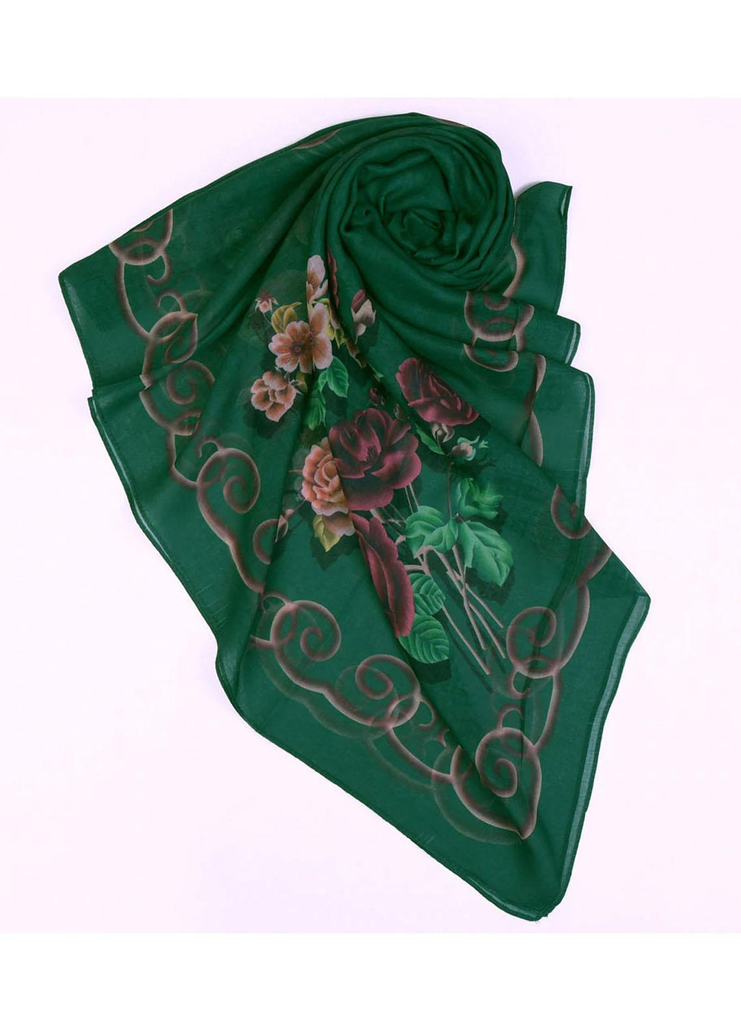 Abaya pk Printed Lawn Hijab ABA22PH GREEN LUMINOUS - Printed Hijabs