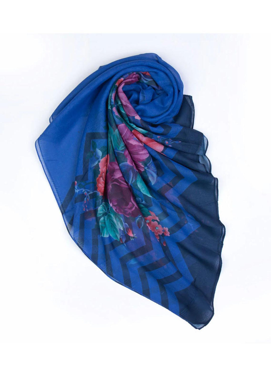 Abaya pk Printed Lawn Hijab ABA22PH AQUABLUE RELISH - Printed Hijabs