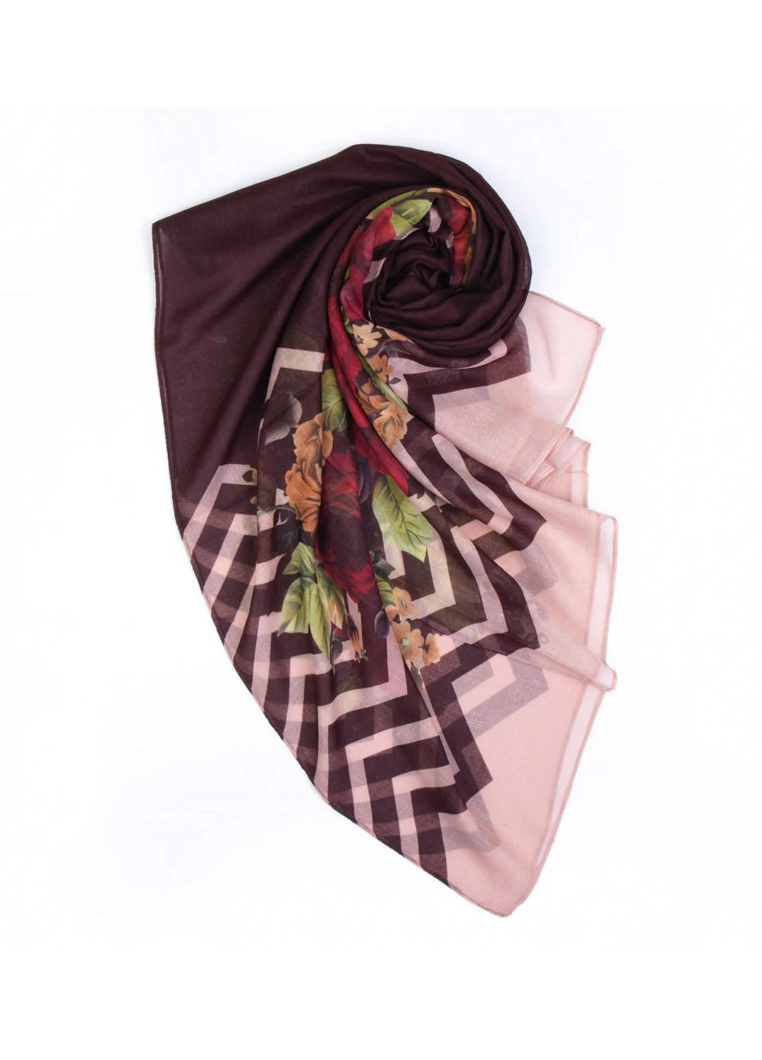 Abaya pk Printed Lawn Hijab ABA22PH GREYSCALE RELISH - Printed Hijabs