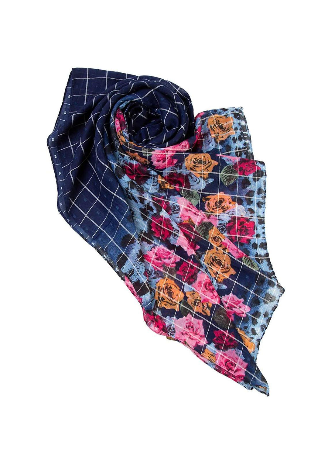 Abaya pk Printed Lawn Hijab ABA22PH BLUE ROSY - Printed Hijabs