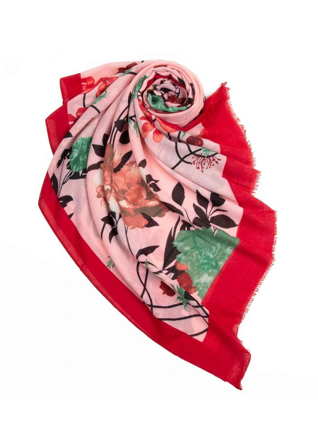 Abaya pk Printed Lawn Hijab ABA22PH PINK FLORAL - Printed Hijabs