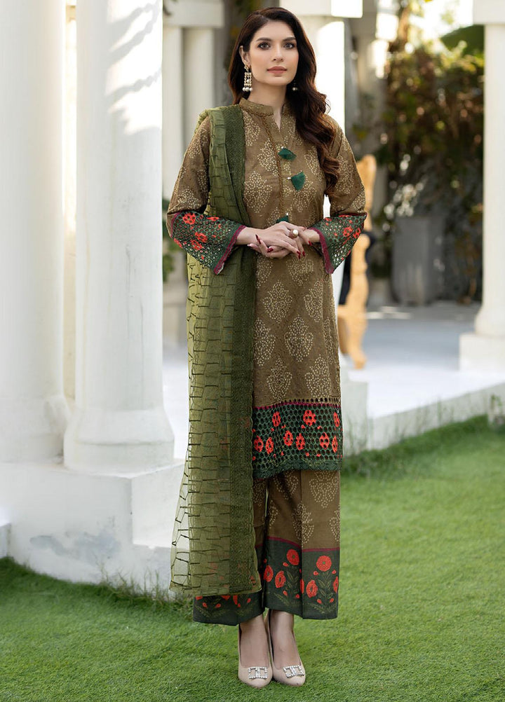 Printkari By Noorma Kaamal Chikankari Schiffli Suits Unstitched 3 Piece NK24PK NK-LPK-01 Orchid - Summer Collection