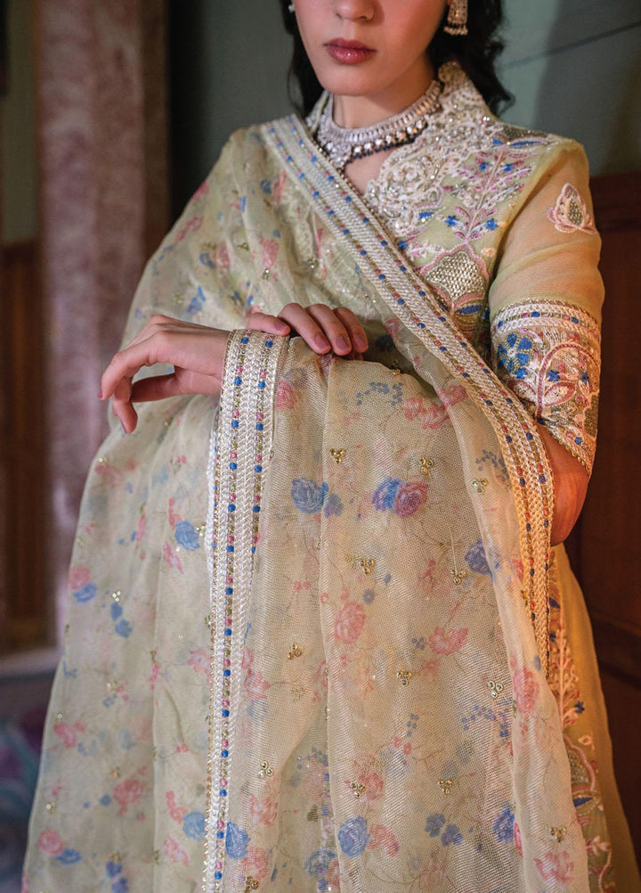 Qala By Mushq Embroidered  Suits Unstitched 4 Piece MQ23Q MCK-08 Dina - Luxury Festive Collection