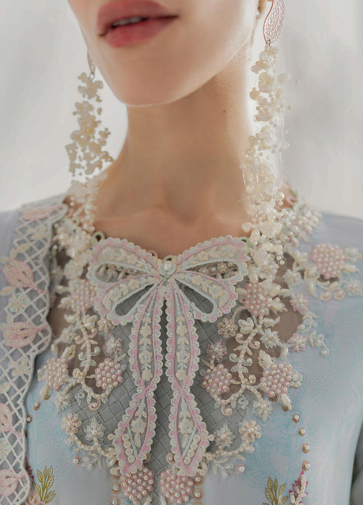 Qalamkar Embroidered Silk Suits Unstitched 3 Piece QLM25LS D-01 Keeva - Festive Collection