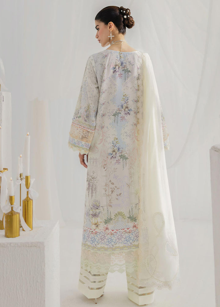 Qalamkar Embroidered Silk Suits Unstitched 3 Piece QLM25LS D-02 Roisin - Festive Collection