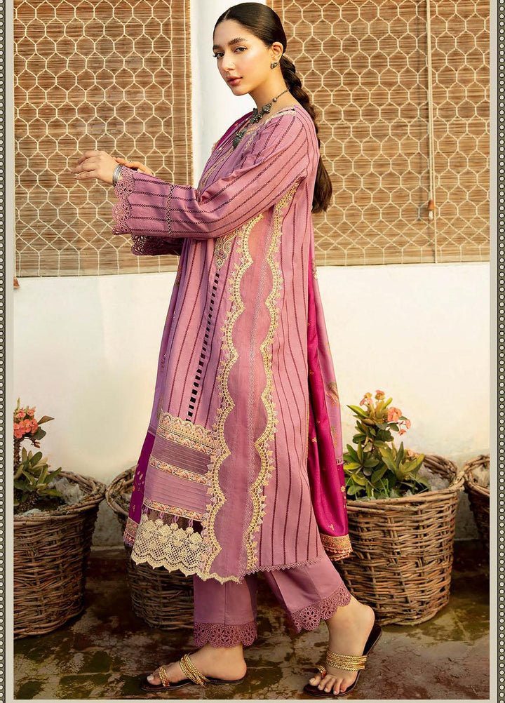 Qalamkar Embroidered Linen Suits Unstitched 3 Piece QLM21LN  NW-14 - Winter Collection