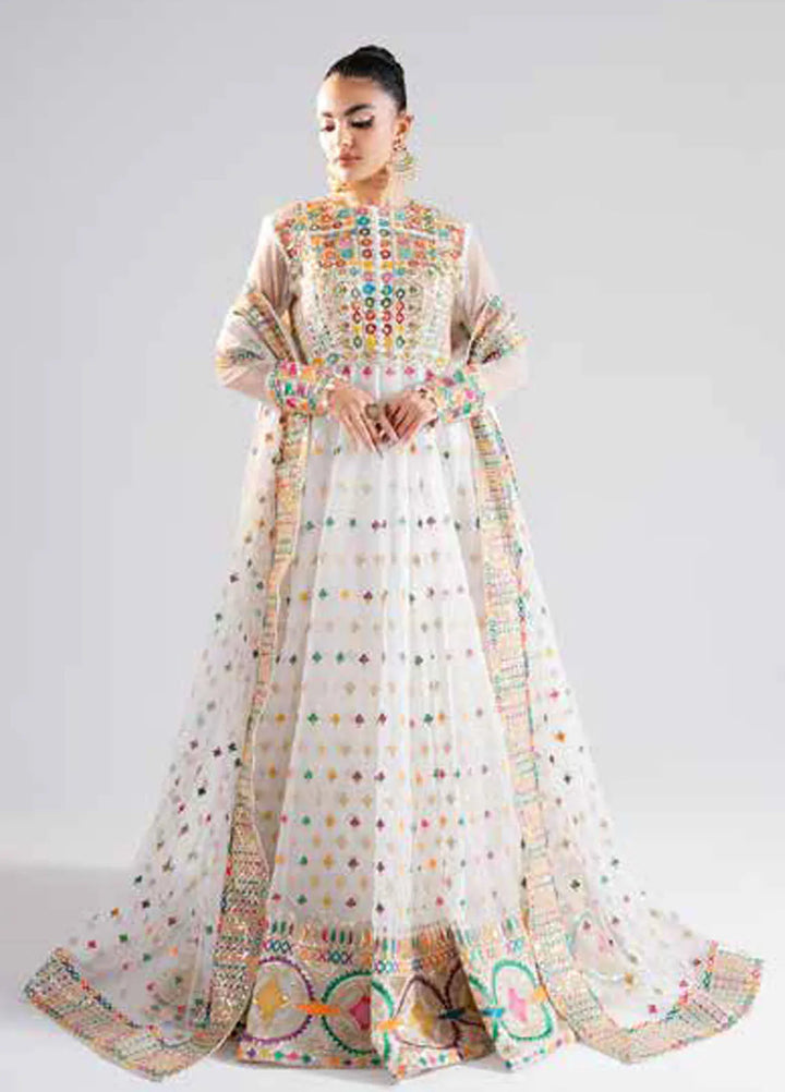 Raah by Maryum N Maria Embroidered Organza Suits Unstitched 3 Piece MNM24RU MS-40015 Nirmala - Formals Collection