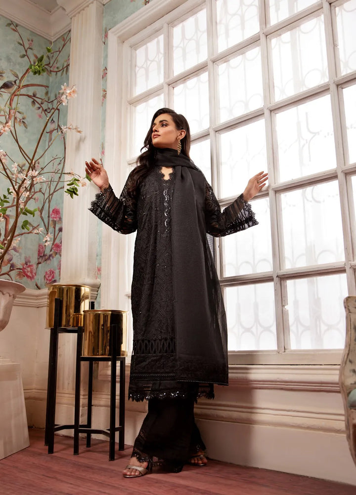 Raas By Pashmire Pret Embroidered Cotton Net 3 Piece Suit Zarnab