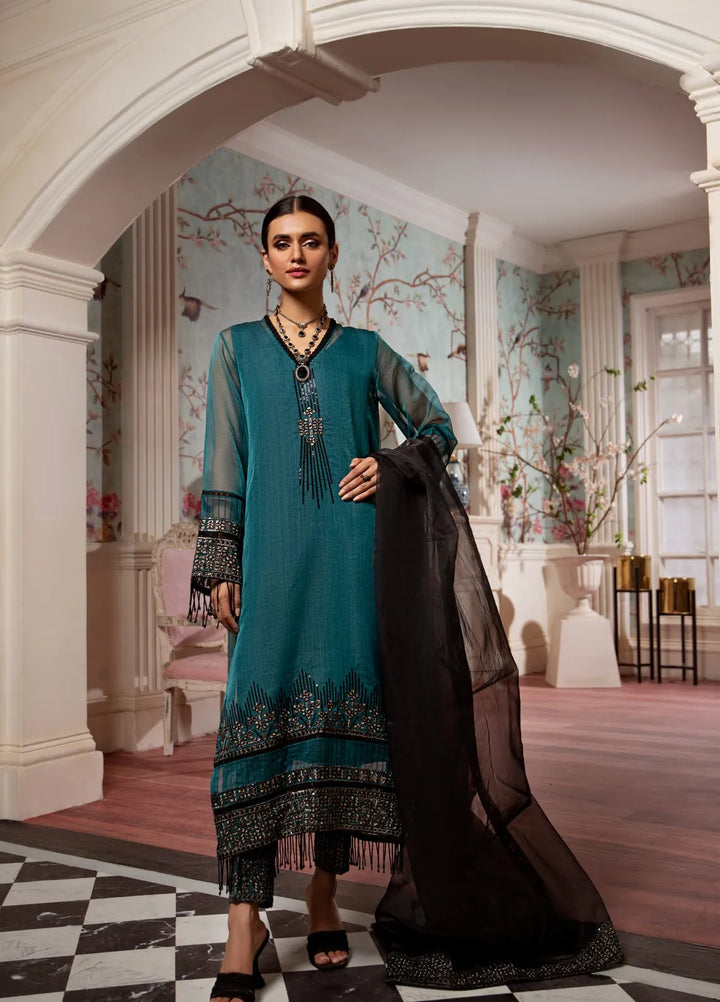 Raas By Pashmire Pret Embroidered Organza 3 Piece Suit Anaya
