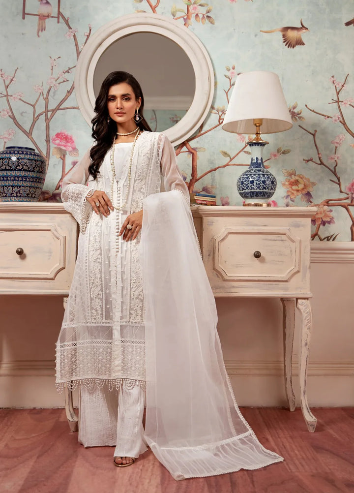 Raas By Pashmire Pret Embroidered Organza 3 Piece Suit Sawera