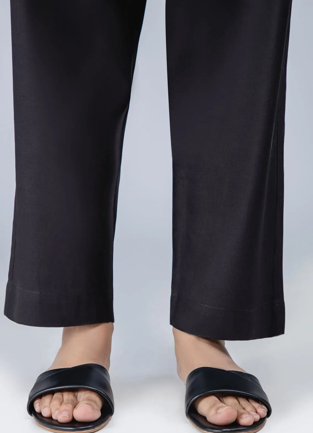Rabias Textiles Pret Causal Cambric Trouser Straight Cut Pant TR-BK-D3