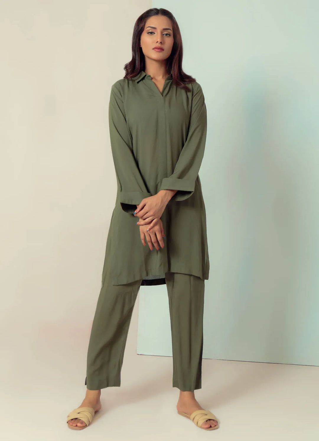 Rabias Textiles Pret Causal Linen 2 Piece CO-ORDS RTSDC2P12