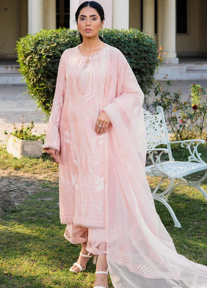 Raha By Muraad Embroidered Cotton Net Suits Unstitched 4 Piece MU23R Eliana - Festive Collection