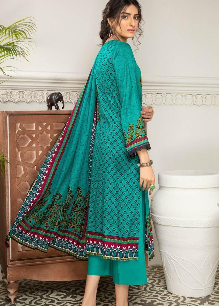 Ittehad Textiles Printed Lawn Suits Unstitched 3 Piece IT21R LF-RHT-21715B - Summer Collection