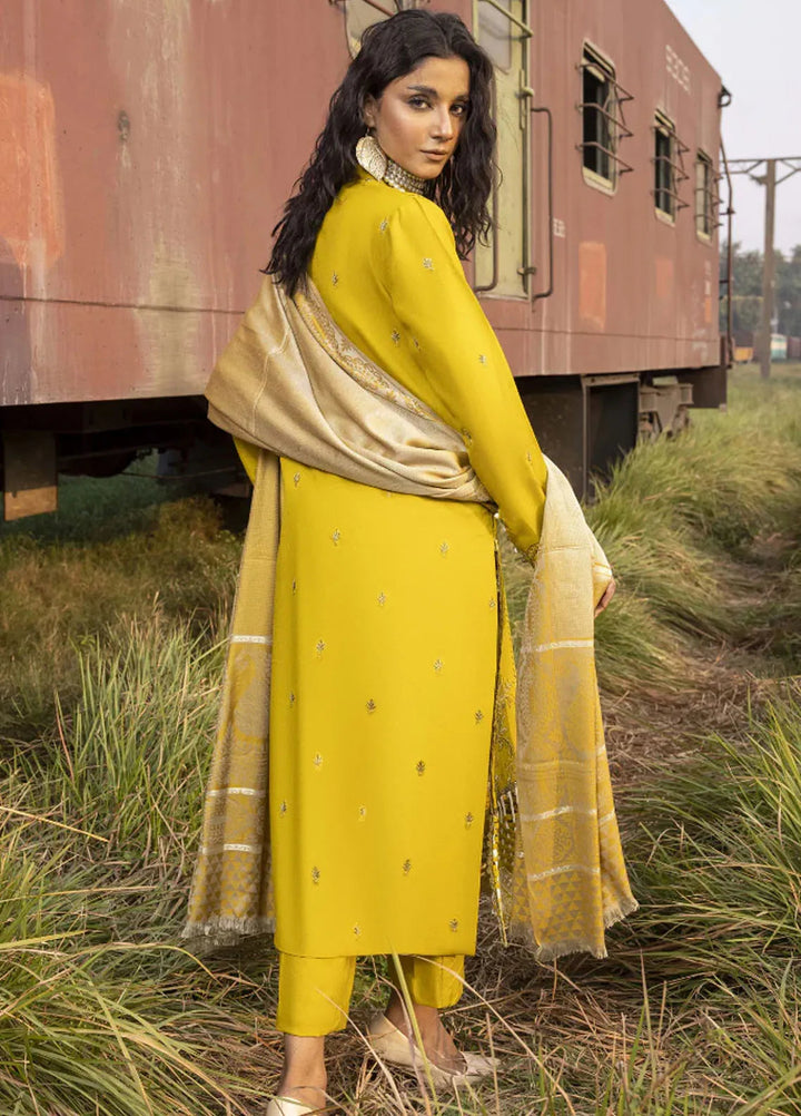 Rahgeer by Humdum Embroidered Wool Suit Unstitched 3 Piece D-02 - Winter Collection