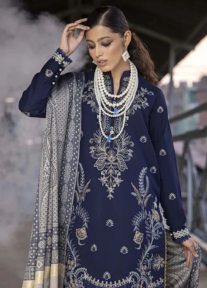 Rahgeer by Humdum Embroidered Wool Suit Unstitched 3 Piece D-05 - Winter Collection