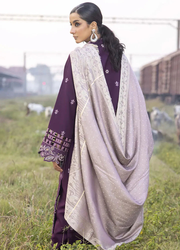 Rahgeer by Humdum Embroidered Wool Suit Unstitched 3 Piece D-08 - Winter Collection